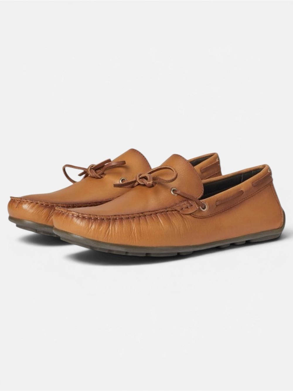 Marc Joseph New York Sommerville Tan Leather Driving Moccasins Size 11